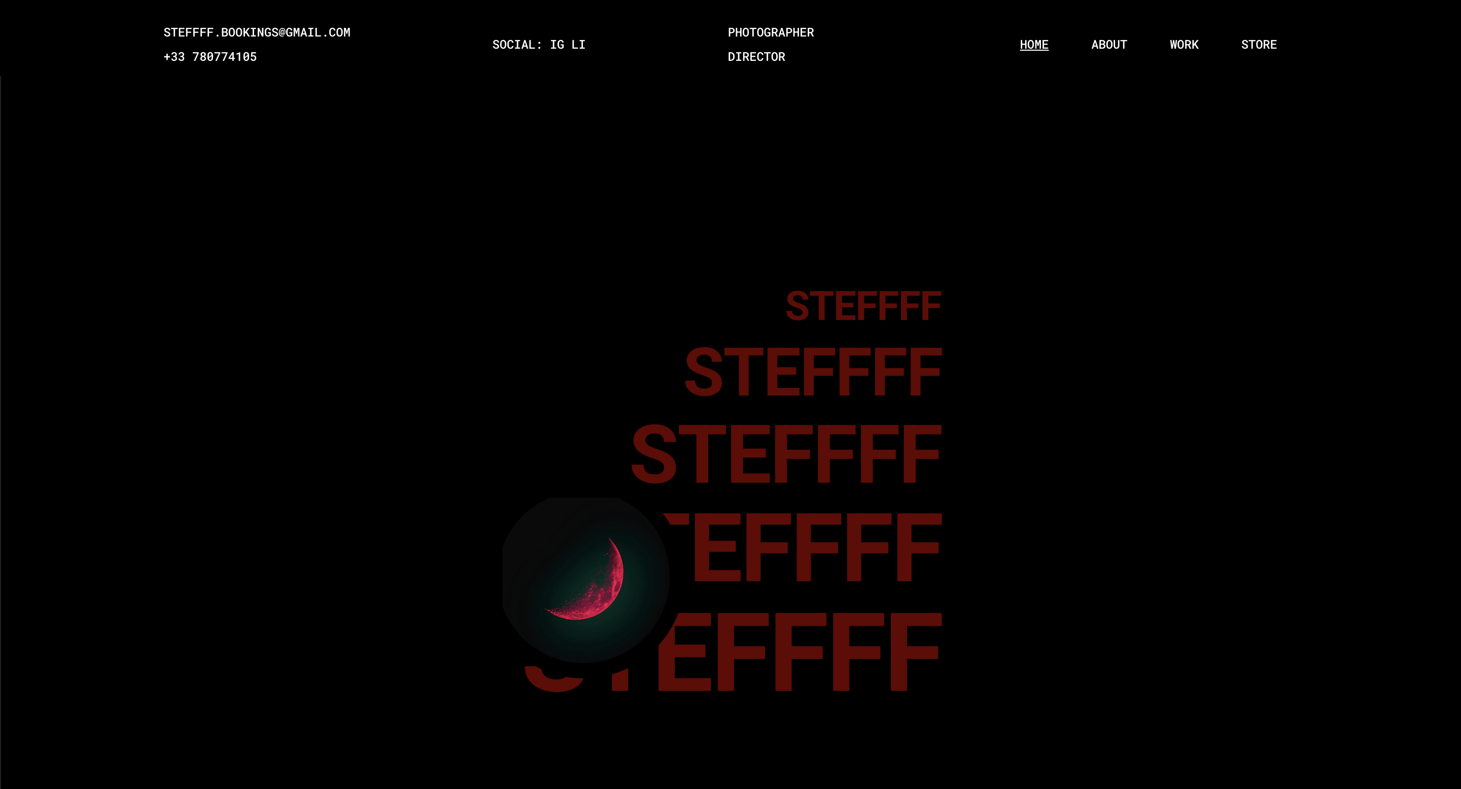 Photography Portfolio with Store Preview